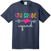 4th Grade Squad Fourth Teacher Student Team Back To School T T-Shirt