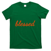 Blessed Orange Christian T-Shirt