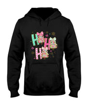 HO HO HO Merry Christmas Coquette Bow Xmas Trees Holiday T-Shirt