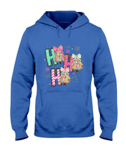 HO HO HO Merry Christmas Coquette Bow Xmas Trees Holiday T-Shirt