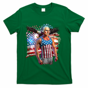 Funny Patriotic Fourth Of July Buff George Washington T-Shirt