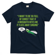 Christian Mosquito Funny Gag Jokes Religious Christian  T-Shirt
