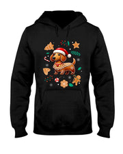 Gingerbread Weiner Dog Lover Dachshund Christmas Cookie T-Shirt for Men Women Kids