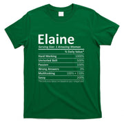 ELAINE Nutrition Personalized Name Funny Christmas Gift Idea T-Shirt