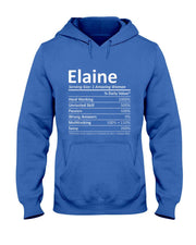 ELAINE Nutrition Personalized Name Funny Christmas Gift Idea T-Shirt