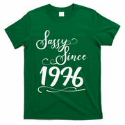 50th Birthday Sassy Since 1976 T-Shirt - Green