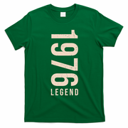 50th Birthday Vintage Legend 1976 T-Shirt - Irish Green