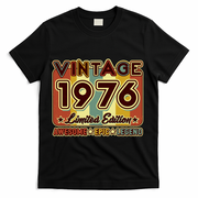 50th Birthday Vintage 1976 Limited Edition Awesome Epic Legend T-Shirt - Black