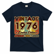 50th Birthday Vintage 1976 Limited Edition Awesome Epic Legend T-Shirt - Navy