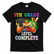5Th Grade Level Complete Last Day Of School Graduation T-Shirt - Black