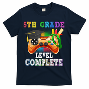 5Th Grade Level Complete Last Day Of School Graduation T-Shirt - Navy
