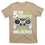 5th Grade Level Unlocked Video Game Back To School T-Shirt