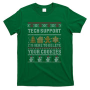 Funny Christmas Tech Support Shirt Computer Programmer Gift T-Shirt