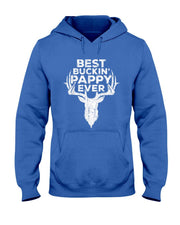 Best Buckin Pappy Ever Shirt Men Hunting Fathers Day T-Shirt