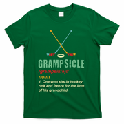 Grampsicle Hockey Grandpa Gift Grandfather Ice Hockey Stick Cute Gift T-Shirt