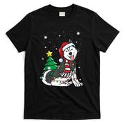 Funny Siberian Husky Christmas Dog Lover T-Shirt for Men Women