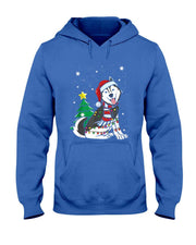 Funny Siberian Husky Christmas Dog Lover T-Shirt for Men Women