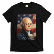 John Adams 2nd President Of The United States Portrait T-Shirt