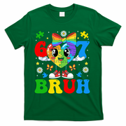 67 Bruh Puzzle Heart Autism Awareness T-Shirt - Green