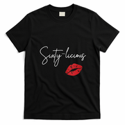 60th Birthday, Sixty-licious 60 Years Old Funny T-Shirt - Black