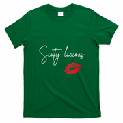60th Birthday, Sixty-licious 60 Years Old Funny T-Shirt - Irish Green