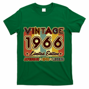 60th Birthday Vintage 1966 Limited Edition Awesome Epic Legend T-Shirt - Green