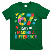 67 Days Of Making A Difference 6-7 Meme Autism Awareness T-Shirt - Green
