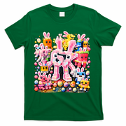 6-7 Easter Bunny Brainrot Funny 67 Meme T-Shirt - Green
