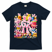 6-7 Easter Bunny Brainrot Funny 67 Meme T-Shirt - Navy