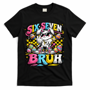 6-7 Meme Funny 67 Easter Bunny T-Shirt - Black