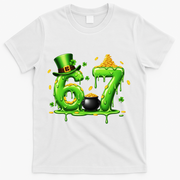 6-7 Meme St Patrick's Day 67 T-Shirt - White