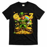 67 St Patricks Day Six Seven Meme Funny T-Shirt - Black