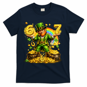 67 St Patricks Day Six Seven Meme Funny T-Shirt - Navy