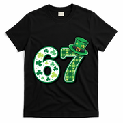 67 St Patrick's Day 6-7 Meme Funny Irish T-Shirt - Black