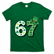 67 St Patrick's Day 6-7 Meme Funny Irish T-Shirt - Green