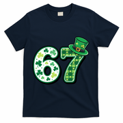 67 St Patrick's Day 6-7 Meme Funny Irish T-Shirt - Navy