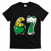 67 St Patrick’s Day Six Seven Meme Pot Of Gold T-Shirt - Black