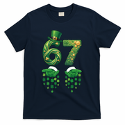 67 St Patricks Day Six Seven T-Shirt - Navy