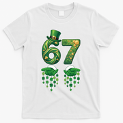 67 St Patricks Day Six Seven T-Shirt - White