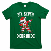 67 Six Seven Burh Funny Christmas 6-7 Meme T-Shirt - Irish Green