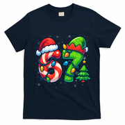 67 Six Seven 6-7 Meme Christmas Funny T-Shirt - Navy Blue