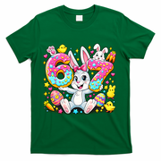 67 Six Seven Meme 6-7 Cute Rabbit Bunny Easter T-Shirt - Green