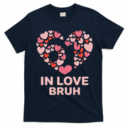 6-7 Valentines Day In Love Bruh 67 Meme T-Shirt - Navy Blue