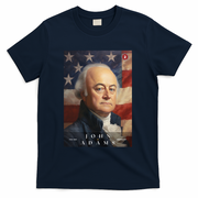 John Adams 2nd President Of The United States Portrait T-Shirt