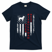Vintage Usa American Flag Best Pit Bull Pitbull Dog Dad Ever T-Shirt