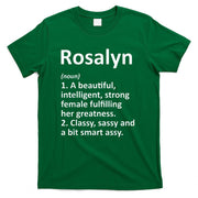 ROSALYN Definition Personalized Name Funny Christmas Gift T-Shirt