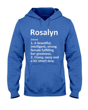 ROSALYN Definition Personalized Name Funny Christmas Gift T-Shirt