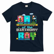 Dad Of The Birthday Boy Video Game Pixel T-Shirt