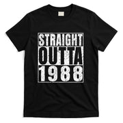 Straight Outta 1988 37 Years Old Gifts Vintage 37th Birthday T-Shirt