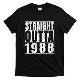 Straight Outta 1988 37 Years Old Gifts Vintage 37th Birthday T-Shirt